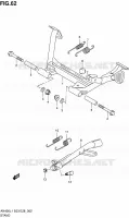 BEQUILLE pour Suzuki BURGMAN 400 2011