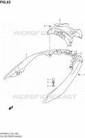 SUPPORT DOSSERET (AN400AL3 E33) pour Suzuki BURGMAN 400 2013