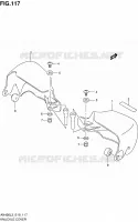 PROTEGES MAINS (AN400ZAL3 E02) pour Suzuki BURGMAN 400 2013