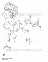 SYSTÈME ABS (AN400AK9/AL0/ZAL0) pour Suzuki BURGMAN 400 2010