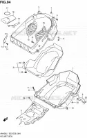 COFFRE pour Suzuki BURGMAN 400 2011