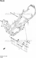CADRE (AN400AL3 E19) pour Suzuki BURGMAN 400 2013