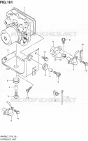 SYSTÈME ABS (AN400ZAL3 E19) pour Suzuki BURGMAN 400 2013