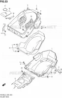 COFFRE pour Suzuki BURGMAN 400 2013
