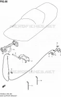 SUPPORT   VERROUILLAGE DE SELLE pour Suzuki BURGMAN 400 2013