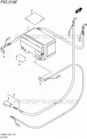 BATTERIE (AN400ZAL5 E19) pour Suzuki BURGMAN 400 2015