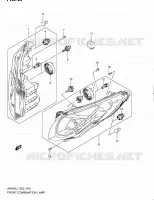 PHARE (AN400L1 E19) pour Suzuki BURGMAN 400 2011