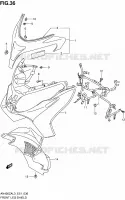 CARENAGES AVANT pour Suzuki BURGMAN 400 2013