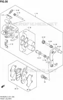 ETRIER DE FREIN AVANT pour Suzuki BURGMAN 400 2013