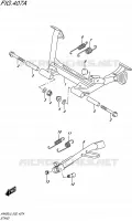 BEQUILLE pour Suzuki BURGMAN 400 2015