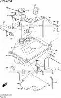 RESERVOIR D'ESSENCE pour Suzuki BURGMAN 400 2015