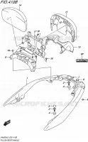 SUPPORT DOSSERET (AN400ZAL6 E99) pour Suzuki BURGMAN 400 2016