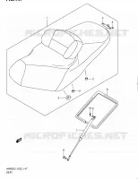 SELLE (AN650AL1 E24) pour Suzuki BURGMAN 650 2011