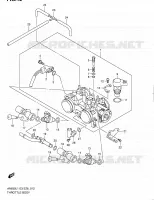 CORPS DE PAPILLON (AN650L1 E03) pour Suzuki BURGMAN 650 2011