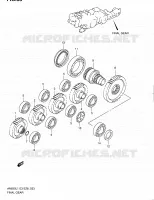TRANSMISSION FINALE pour Suzuki BURGMAN 650 2011