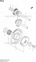 ROUE LIBRE DE DEMARREUR pour Suzuki BURGMAN 650 2010