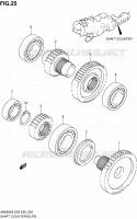 TRANSMISSION FINALE pour Suzuki BURGMAN 650 2010