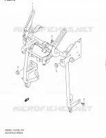 SUPPORT MARCHE PIEDS (AN650L1 E33) pour Suzuki BURGMAN 650 2011