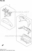 DOSSERET PASSAGER (OPTIONAL) (AN650L4 E19) pour Suzuki BURGMAN 650 2014
