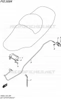SUPPORT   VERROUILLAGE DE SELLE pour Suzuki BURGMAN 650 2015