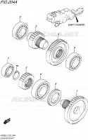 TRANSMISSION FINALE pour Suzuki BURGMAN 650 2015
