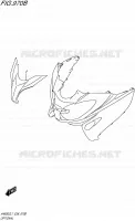 OPTIONS (FRONT LEG SHIELD COVER ) pour Suzuki BURGMAN 650 2017