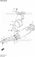 SYSTÈME DE RECYCLAGE VAPEURS CARBURANT pour Suzuki BURGMAN 650 2017