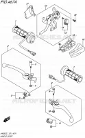 ENSEMBLE LEVIERS   POIGNEES pour Suzuki BURGMAN 650 2017