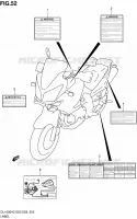 ETIQUETTE pour Suzuki V-STROM 1000 2003