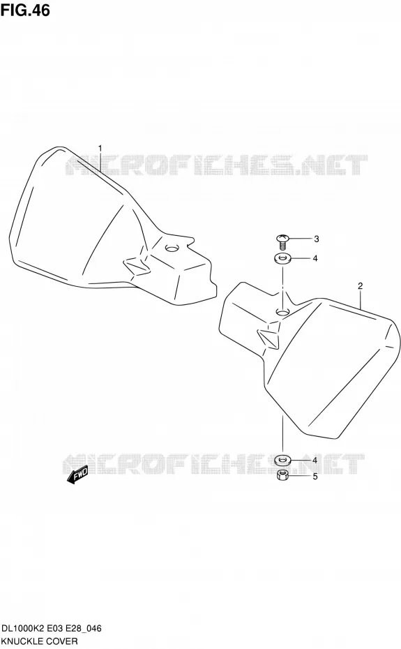 PROTEGES MAINS Suzuki MOTO 1000 V-STROM 2003  DL1000 K3 (E03,E28,E33)
