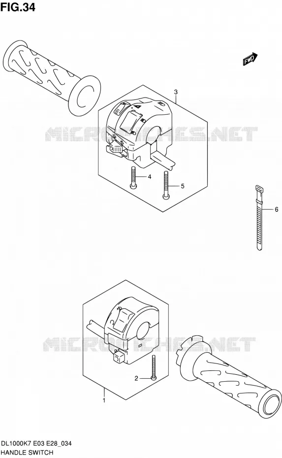 COMMODOS Suzuki MOTO 1000 V-STROM 2010  DL1000 L0 (E03,E28,E33)