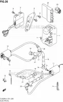 PARTIE ELECTRIQUE (DL650AL4 E21) pour Suzuki V-STROM 650 2014