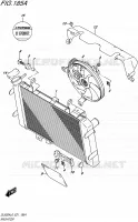 RADIATEUR (DL650AL6 E21) pour Suzuki V-STROM 650 2016