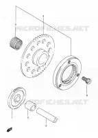 ROUE LIBRE DE DEMARREUR pour Suzuki DR 200 2003