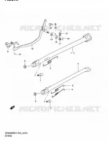 BEQUILLE (MODELE K2/K3/K4/K5) pour Suzuki DR 200 2003