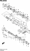 TRANSMISSION pour Suzuki DR 200 2015