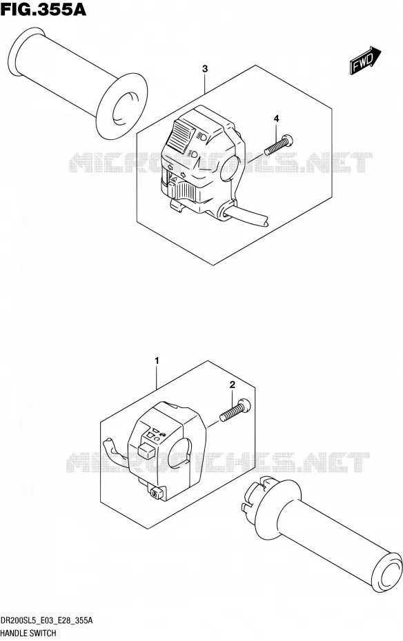 COMMODOS Suzuki MOTO 200 DR 2015  DR200S L5 (E03,E28,E33)