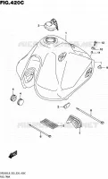 RESERVOIR D'ESSENCE (DR200SL6 E33) pour Suzuki DR 200 2016