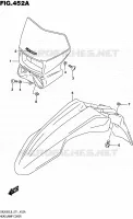 SUPPORT   CARENAGES DE PHARE pour Suzuki DR 200 2016