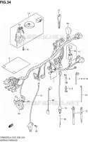FAISCEAU ELECTRIQUE (DR650SEL4 E33) pour Suzuki DR 650 2014