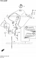 RESERVOIR D'ESSENCE (DR650SEL5 E28) pour Suzuki DR 650 2015