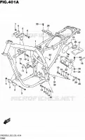 CADRE (DR650SEL6 E03) pour Suzuki DR 650 2016