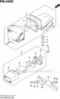 ENSEMBLE FEU ARRIERE (DR650SEL6 E33) pour Suzuki DR 650 2016