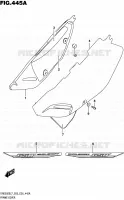 CARENAGES ARRIERE pour Suzuki DR 650 2017