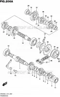 TRANSMISSION pour Suzuki DR 650 2017