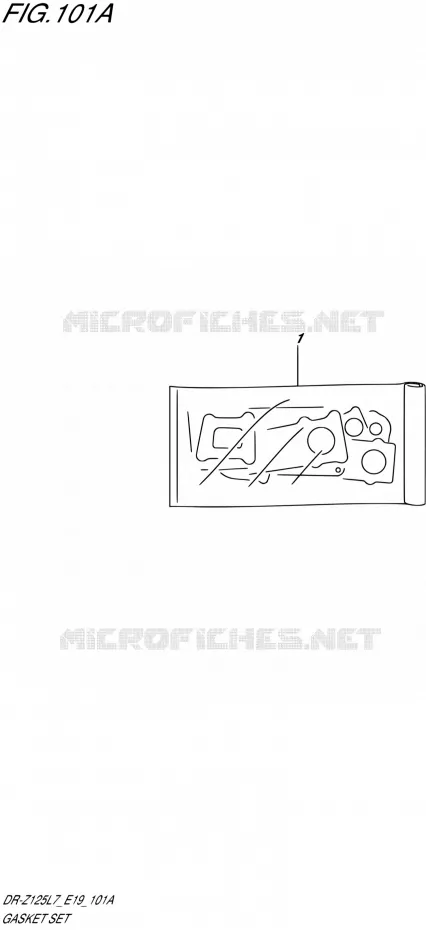 KIT JOINTS Suzuki MOTO 125 DR-Z 2017  DR-Z125 L7 (E19)