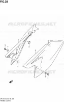 CARENAGES ARRIERE pour Suzuki DR-Z 125 1994