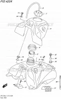 RESERVOIR D'ESSENCE pour Suzuki DR-Z 125 2017