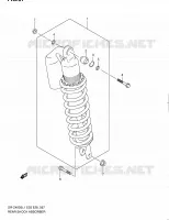 AMORTISSEUR ARRIERE (DR Z400SL1 E33) pour Suzuki DR-Z 400 2011