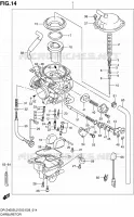 CARBURATEUR (DR Z400SL2 E33) pour Suzuki DR-Z 400 2012